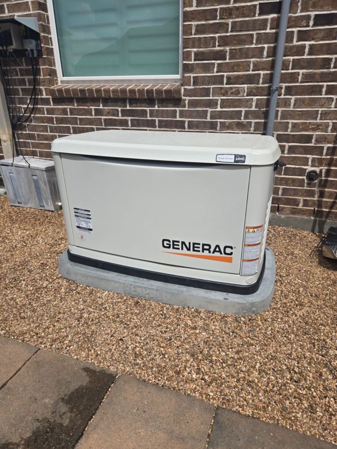 Generac generator installation in Sugar Land, TX