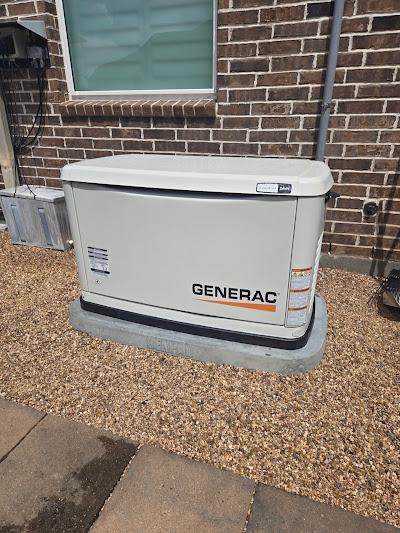 Generac standby generator installed by Select Generators at a greater Houston-area home