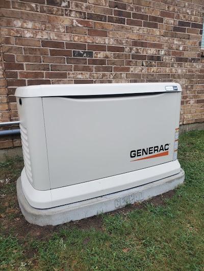 Generac standby generator installed by Select Generators at a greater Houston-area home