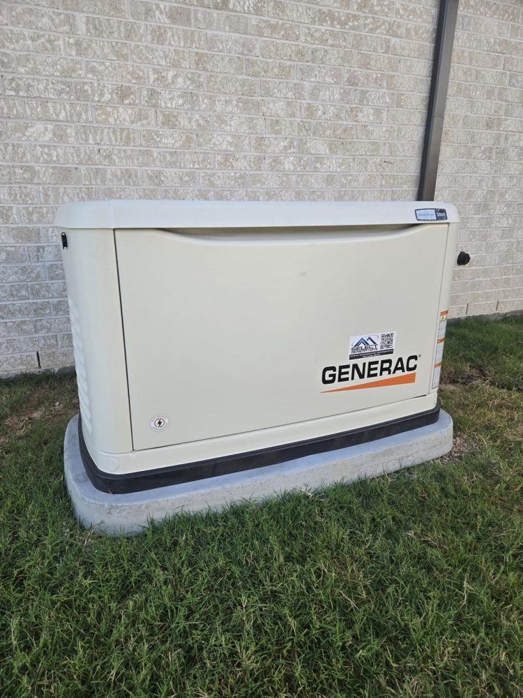 Generac standby generator installed by Select Generators at a greater Houston-area home